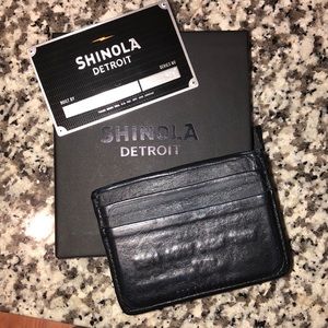 Shinola Detroit men’s card case